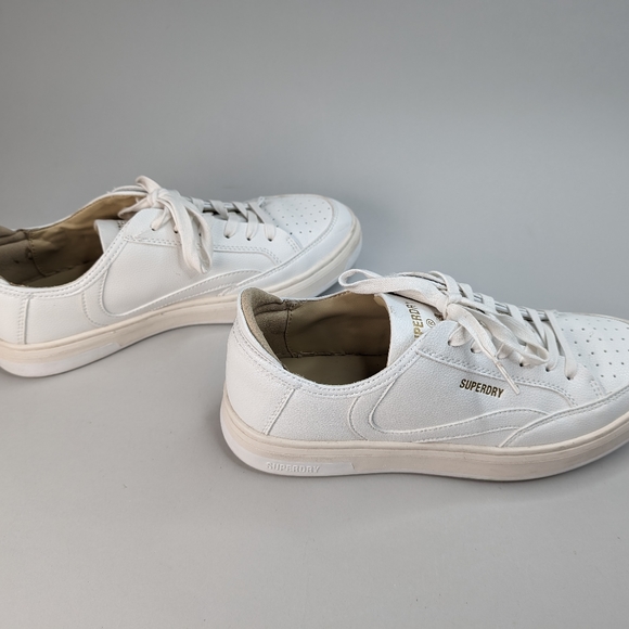 SUPERDRY Vegan Basket Low Top Trainers Shoes Size 8 - Picture 6 of 8